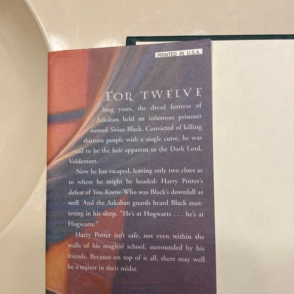 Harry Potter and the Prisoner of Azkaban Hardcover Book - Picture 2 of 3